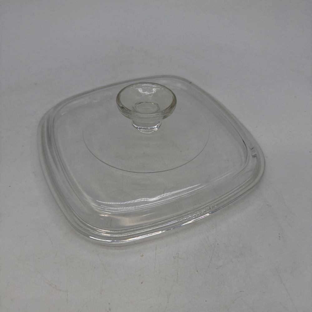 Pyrex A-7-C Square Replacement Casserole Lid Clear